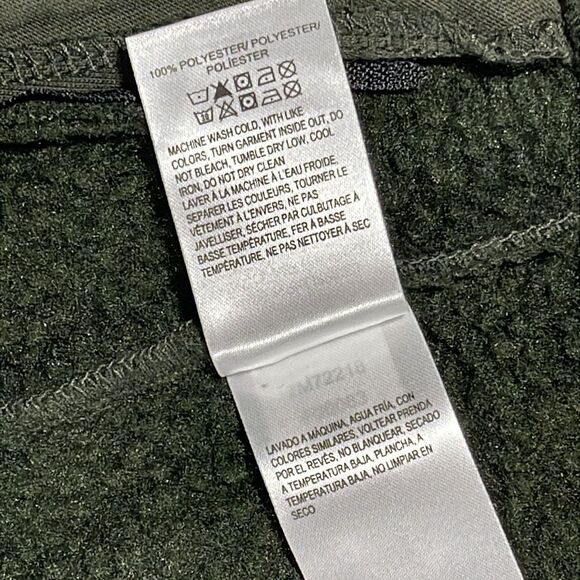 Lucky Brand heathered green Los Feliz fleece full zip mock neck jacket - size S - Picture 10 of 13